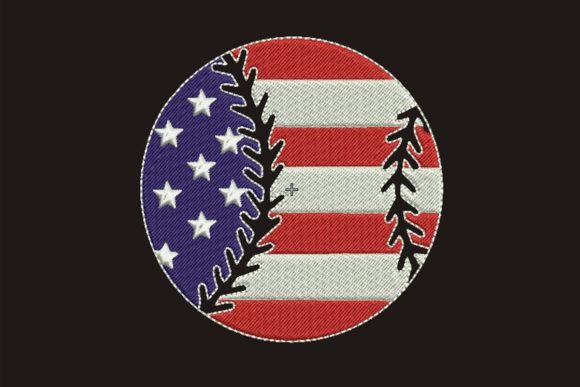 Baseball Ball Embroidery