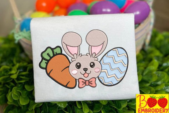 Carrot Rabbit and Easter Eggs