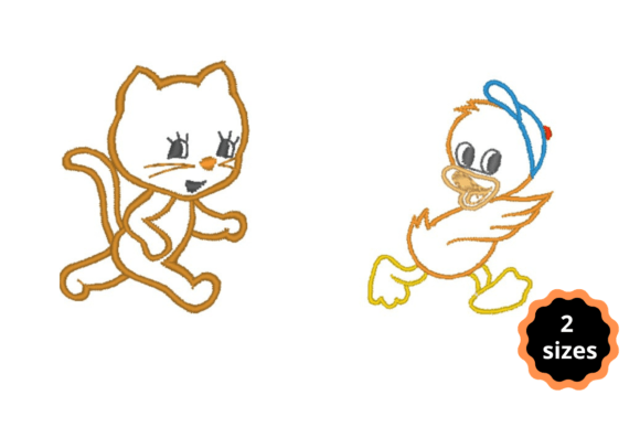 Cat Runs After Duck