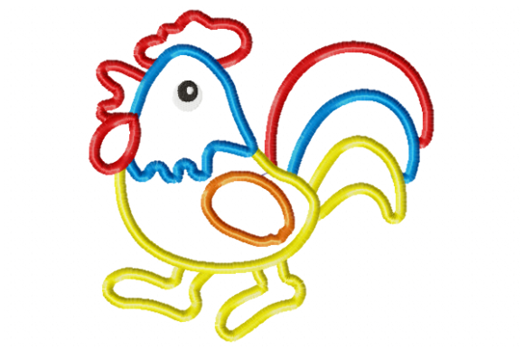Cock Applique