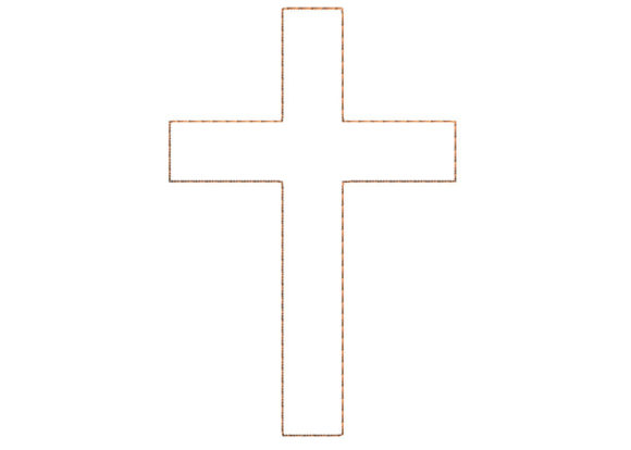Cross Outline Embroidery Design Review