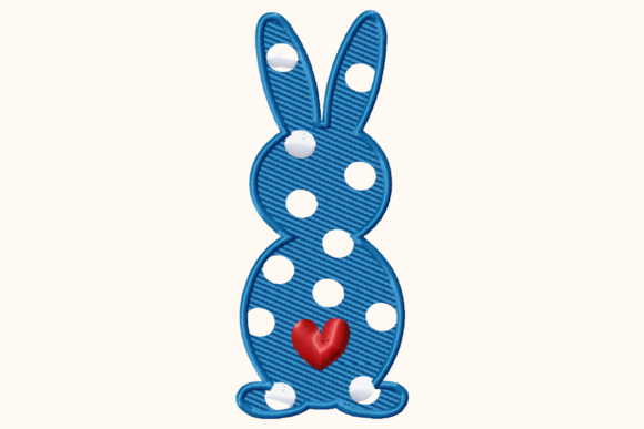 Cute Easter Bunny Polka Dot