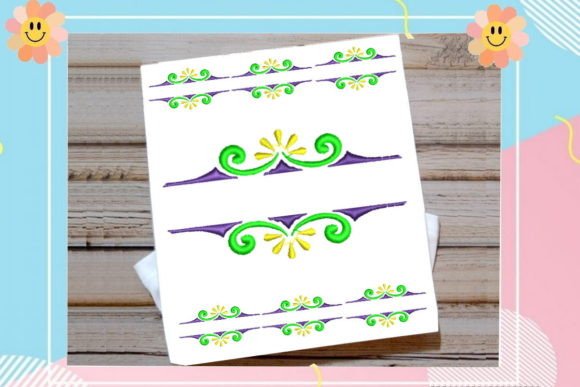 Elegant Leaf Border