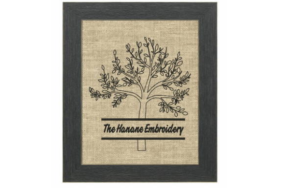 Family Tree Split: A Seasonal Embroidery Gem