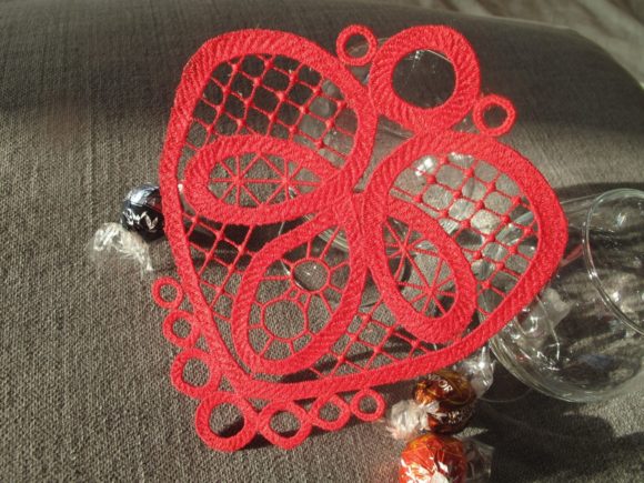 FSL Heart Suncatcher