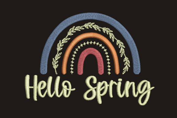 Hello Spring Rainbow