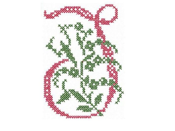 Monogram Letter J: A Boho Cross-Stitch Embroidery Review