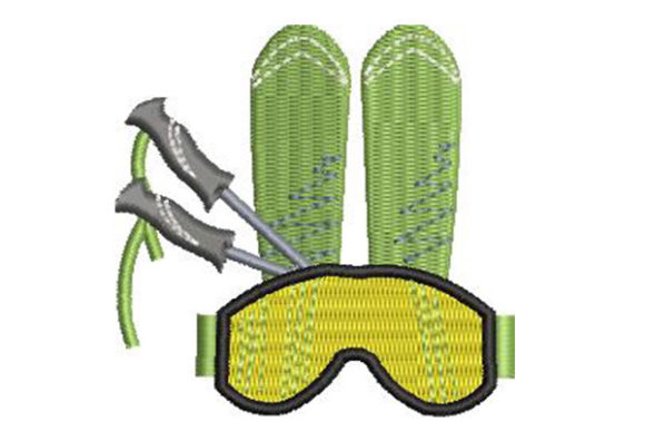 Ski Equipment Logo: A Thoughtful Embroidery Choice for Personalized Gifts