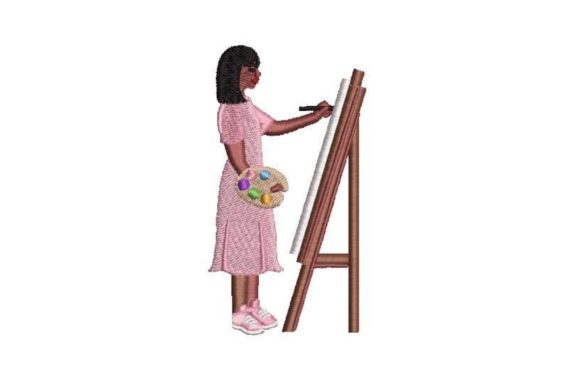 Woman of Color Painting